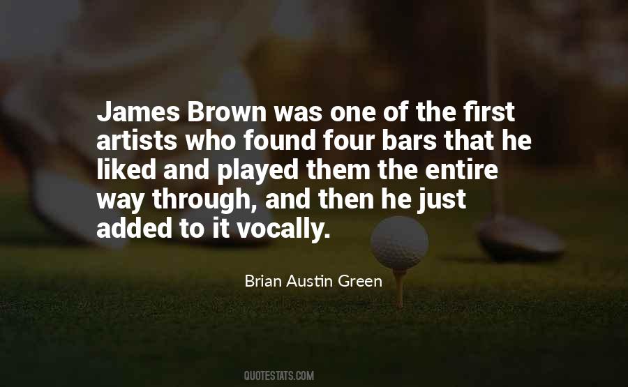 Brown And Green Quotes #232875