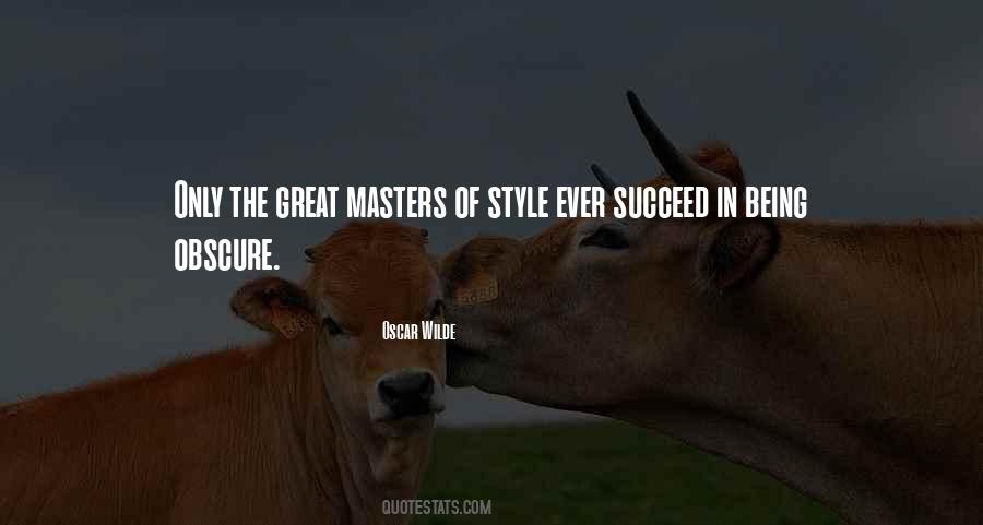 9 Masters Quotes #39560