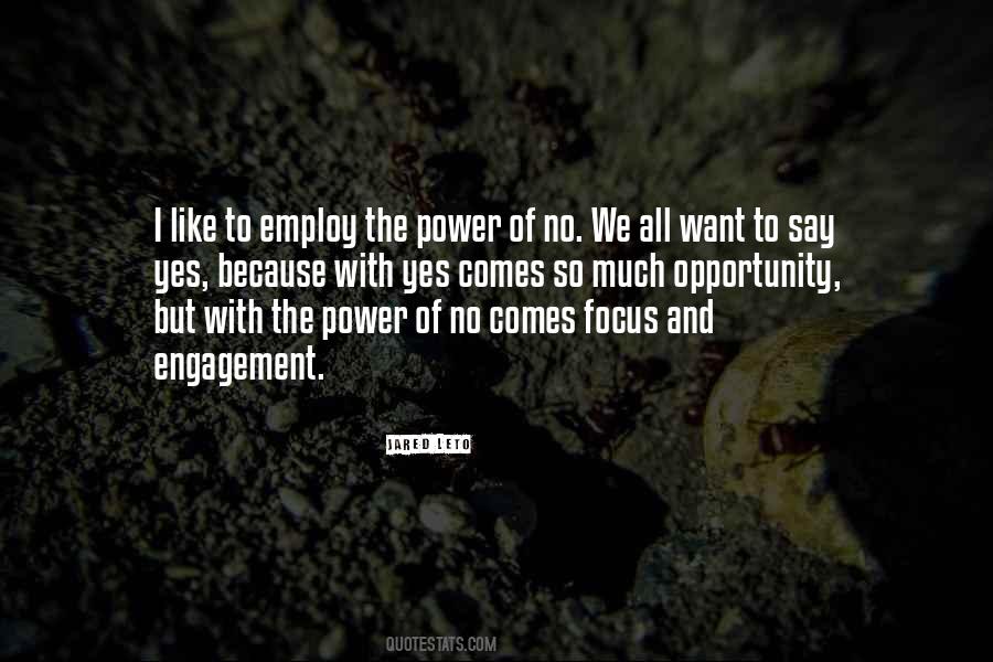 No Engagement Quotes #1372643