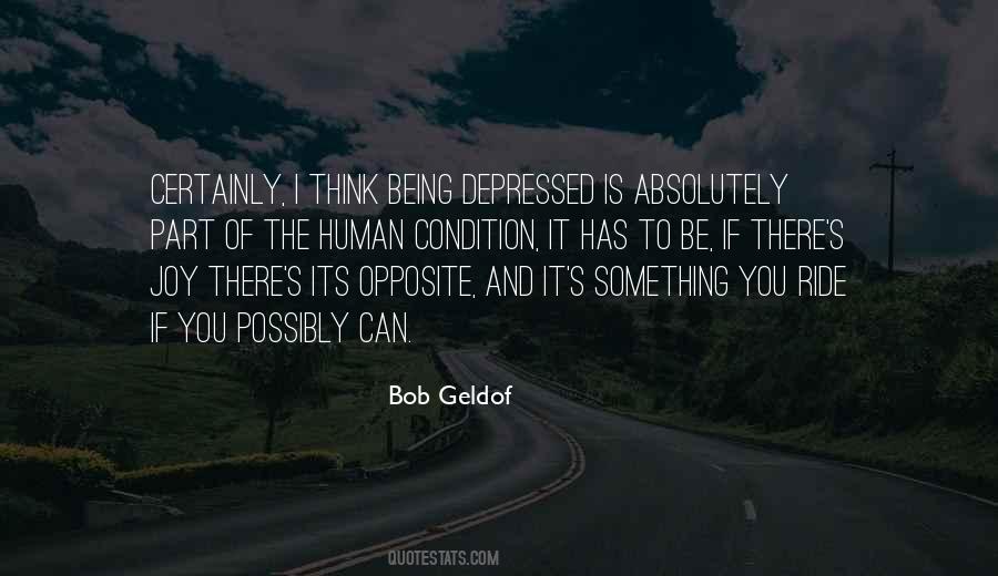 Quotes About Being Depressed #1369230