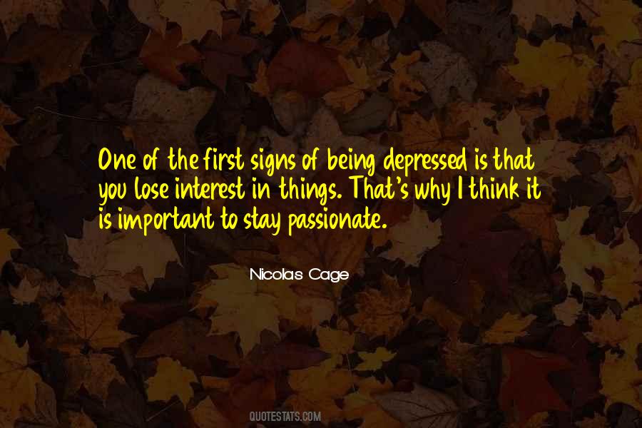 Quotes About Being Depressed #711717