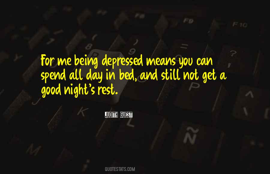 Quotes About Being Depressed #836199