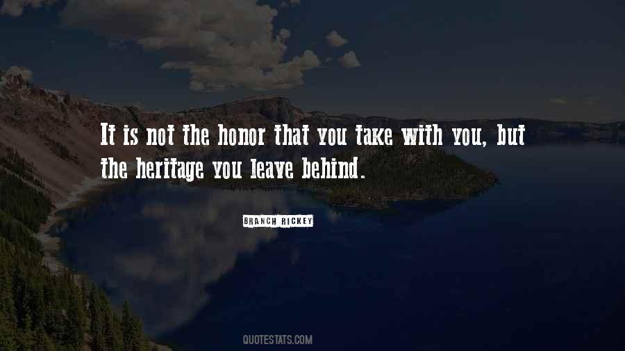 Quotes About Leave Behind #1691904