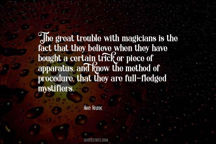 Quotes About Magicians #1112945