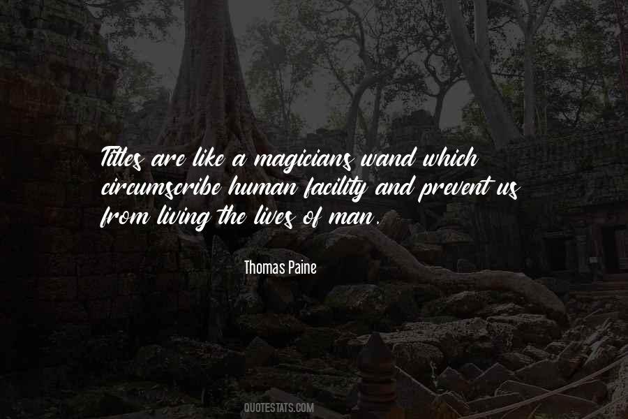 Quotes About Magicians #130733