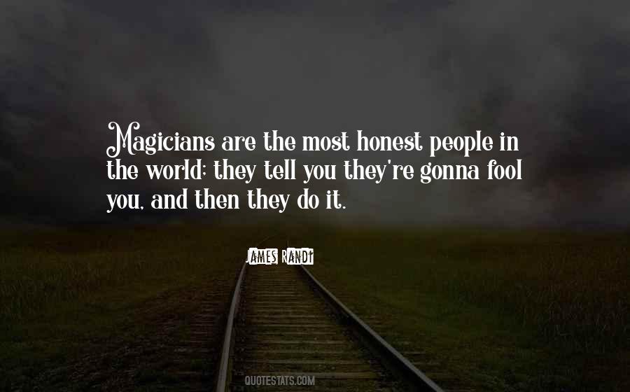 Quotes About Magicians #452303