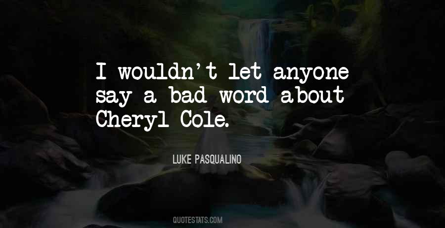 Bad Word Quotes #832204