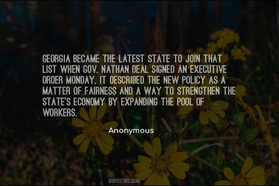 Quotes About Georgia State #836551