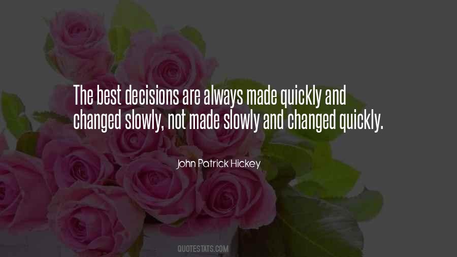 Personal Decisions Quotes #1248402