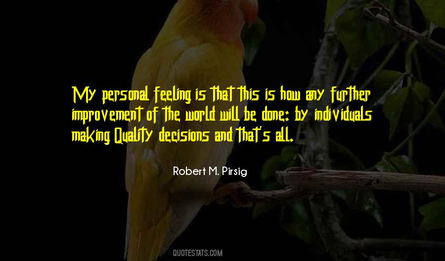 Personal Decisions Quotes #1463323