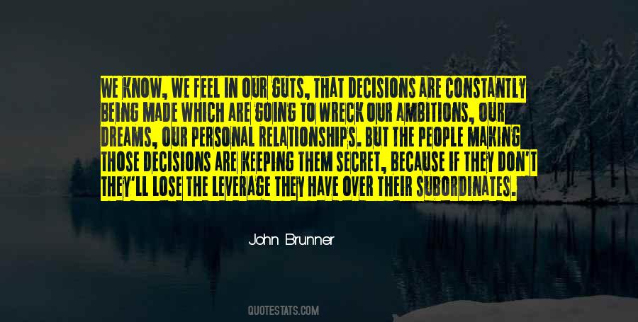 Personal Decisions Quotes #1604751