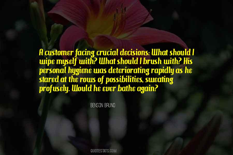 Personal Decisions Quotes #177489