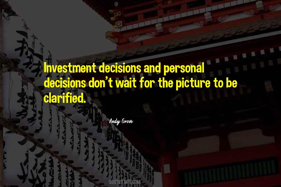 Personal Decisions Quotes #524613