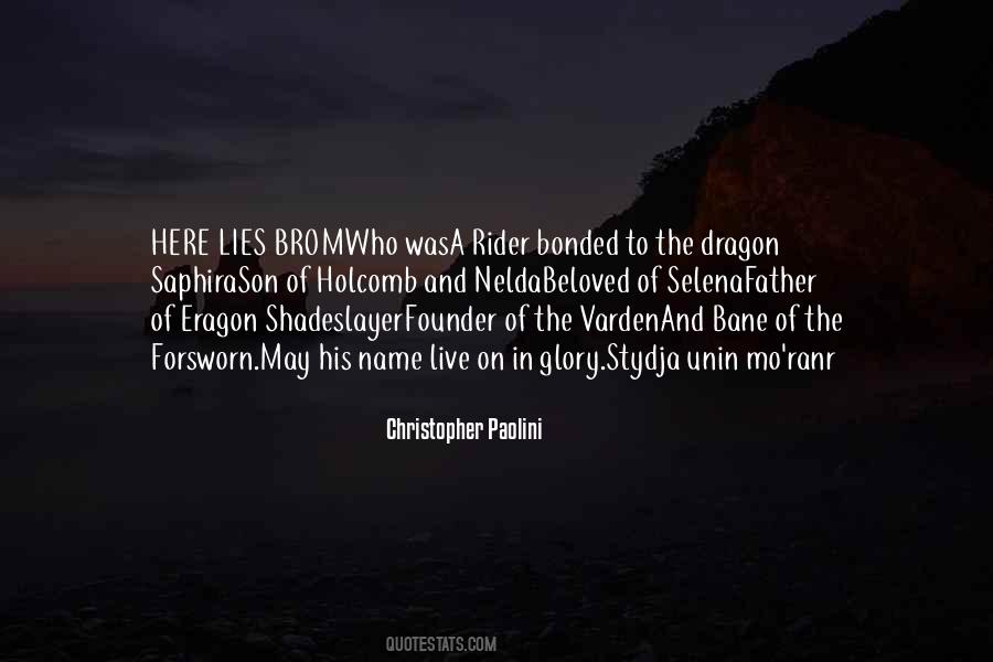 Paolini Eragon Quotes #420819