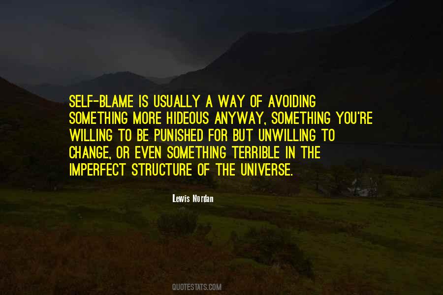 Quotes About Self Blame #1497832