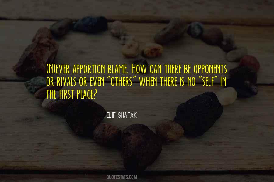 Quotes About Self Blame #1830338
