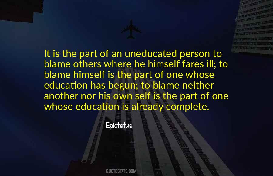 Quotes About Self Blame #976492