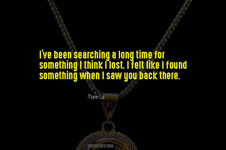 When I Found You Quotes #141785