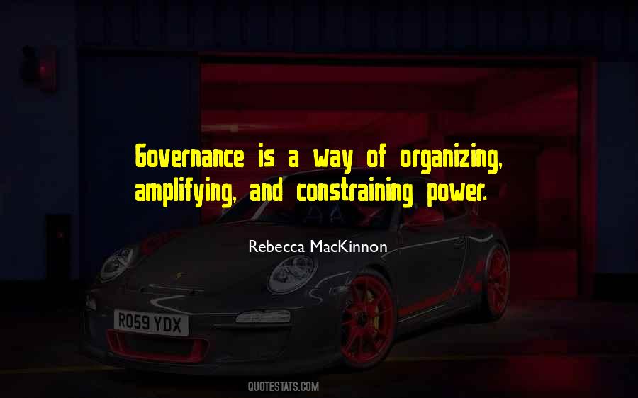 Quotes About Governance #1160948