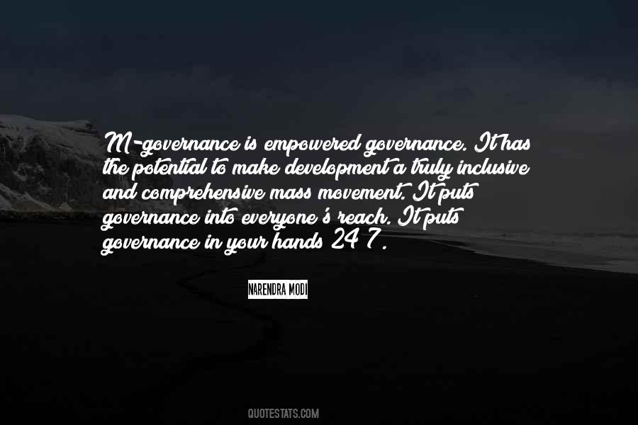 Quotes About Governance #1501351