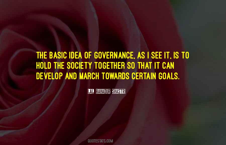 Quotes About Governance #994878