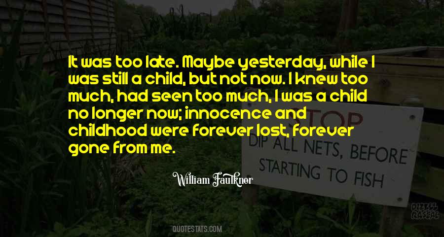 Quotes About Child's Innocence #202250