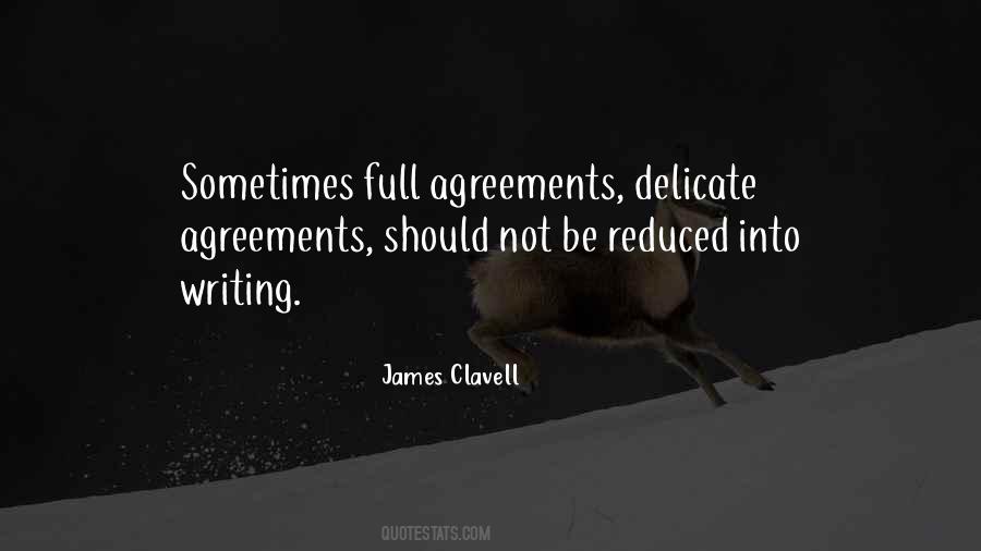 Agreements And Writing Quotes #253881