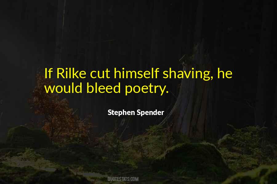 Quotes About Rilke #1619480