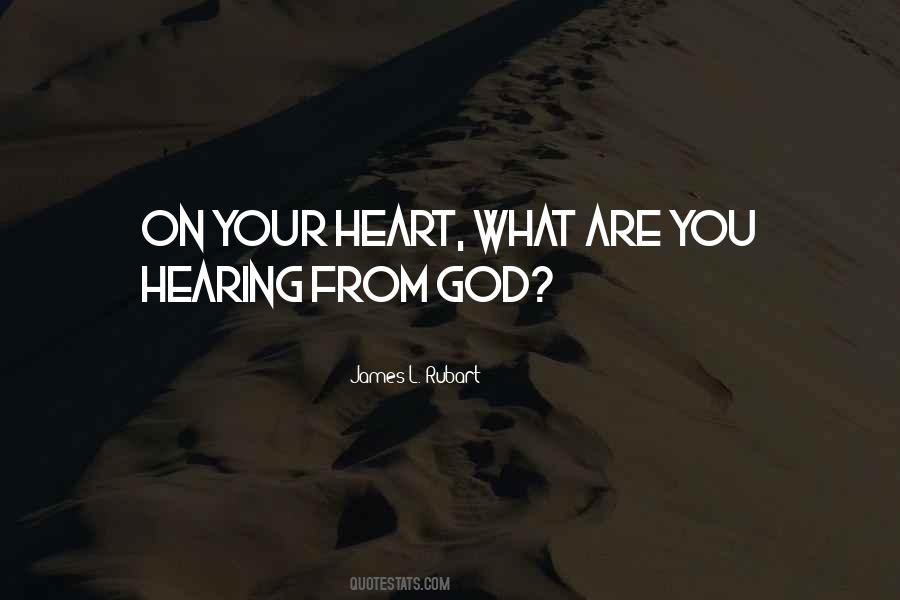 Quotes About Hearing God #1108938