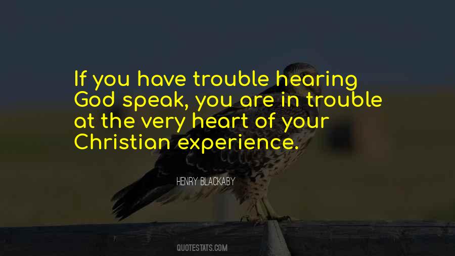 Quotes About Hearing God #669071