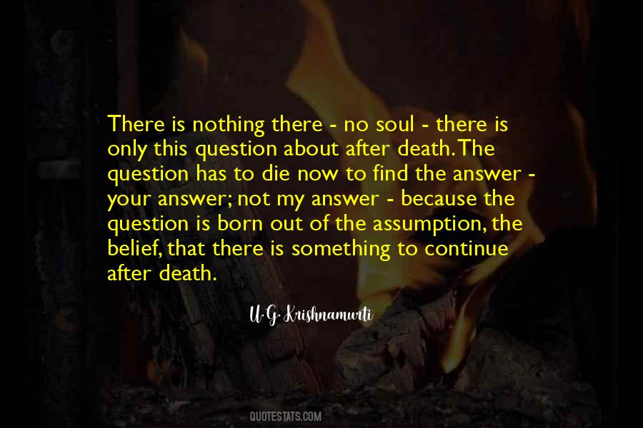 Soul After Death Quotes #1153746