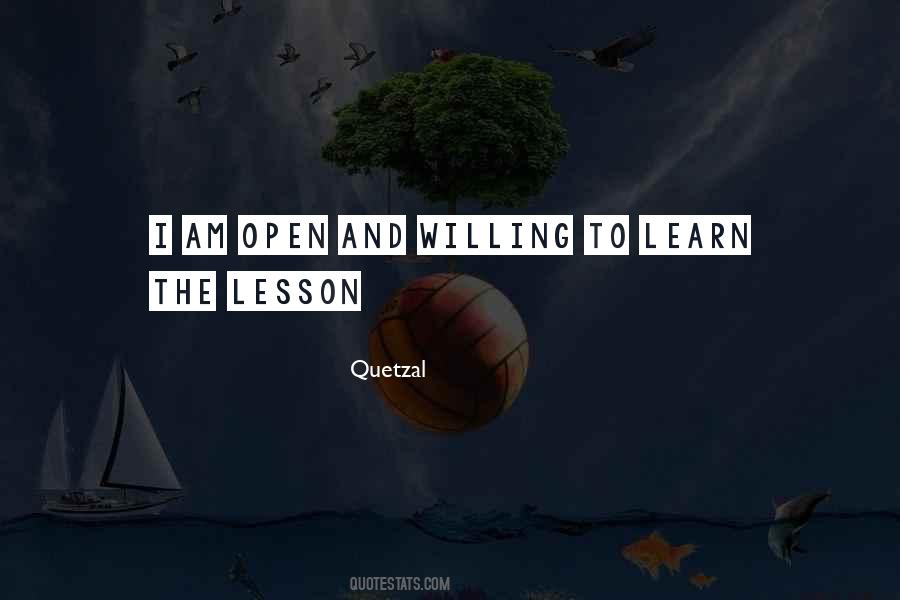 Learn The Lesson Quotes #1434065