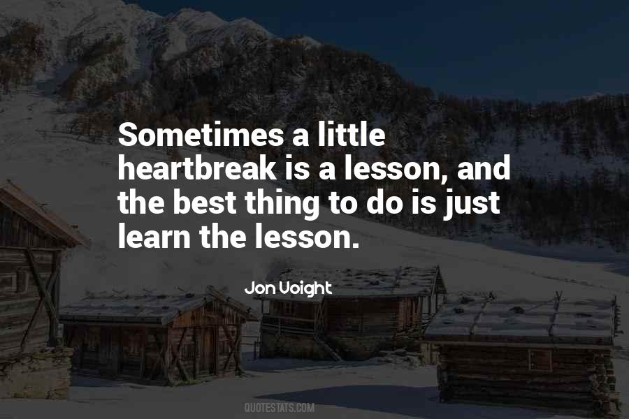 Learn The Lesson Quotes #1622253