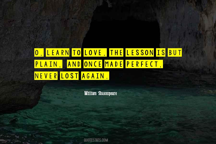 Learn The Lesson Quotes #284810