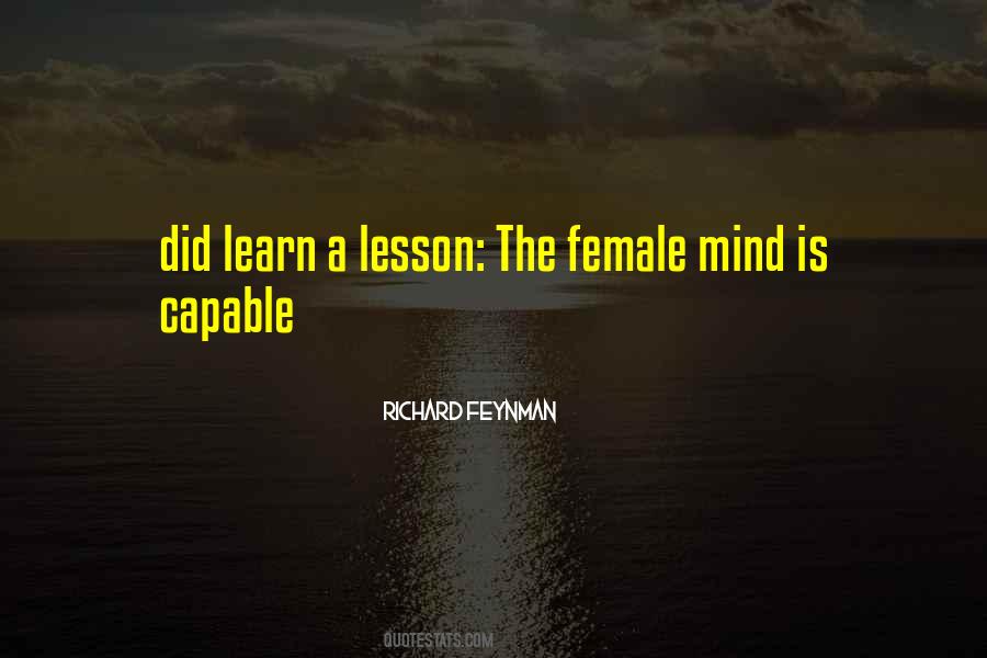 Learn The Lesson Quotes #378030