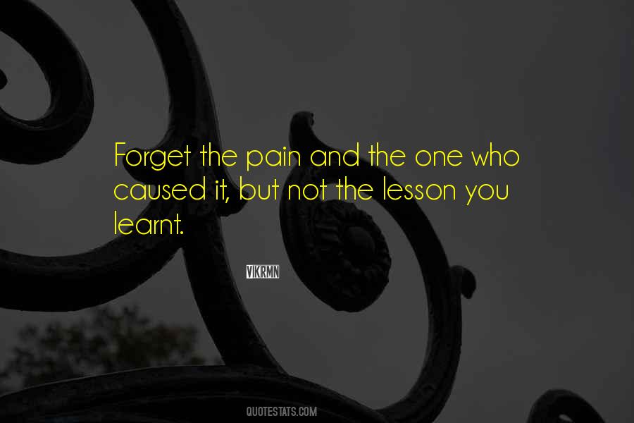 Learn The Lesson Quotes #386566