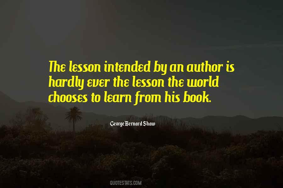 Learn The Lesson Quotes #513462