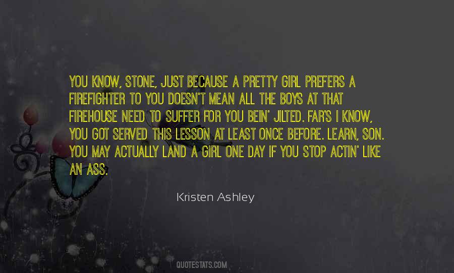 Learn The Lesson Quotes #66700