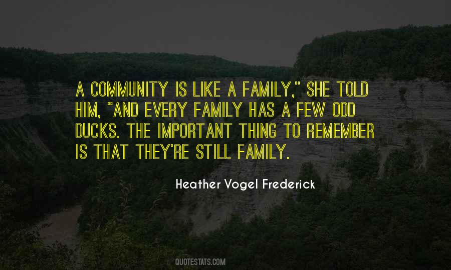 Quotes About Community And Family #864063
