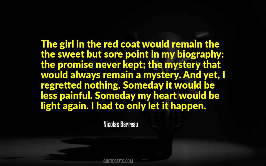 Quotes About The Girl In The Red Coat #1335584