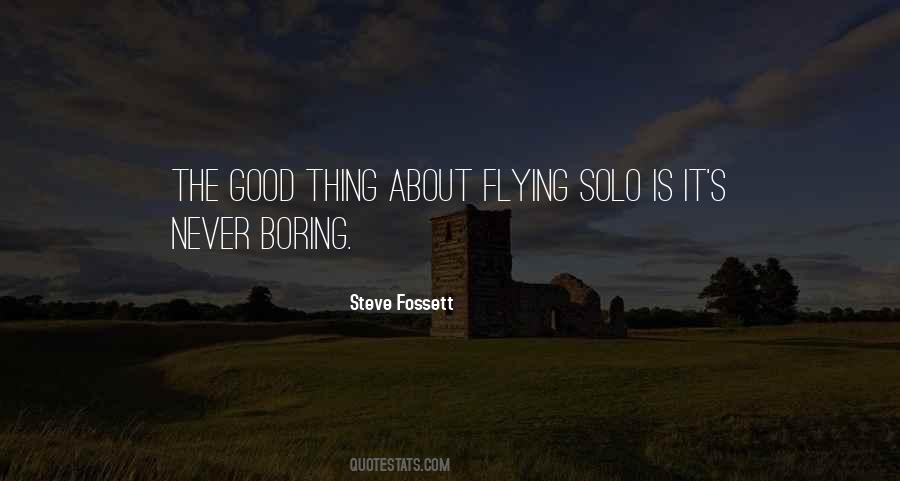Quotes About Flying Solo #1743362