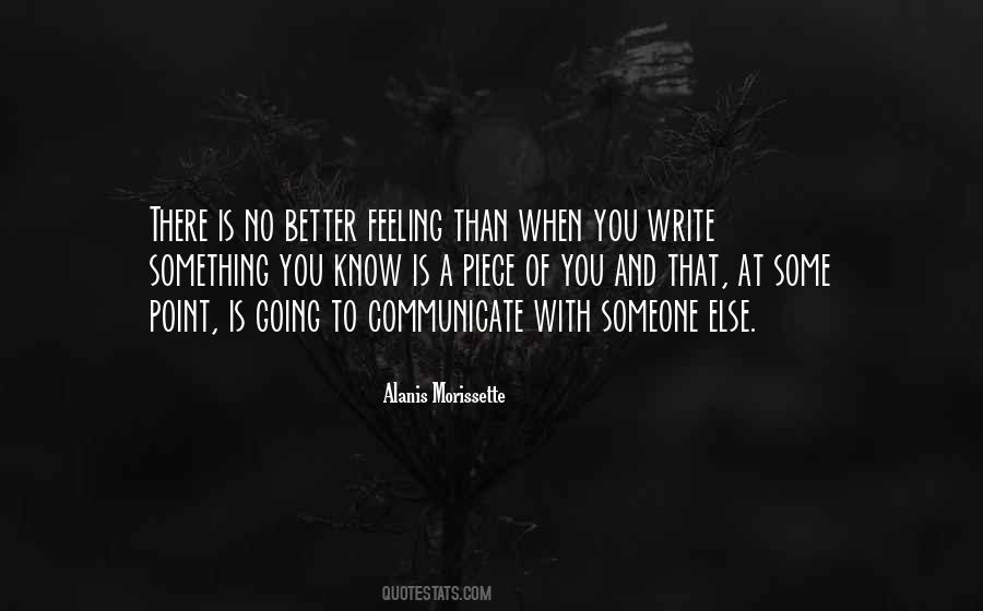Quotes About Writing Your Feelings #34708