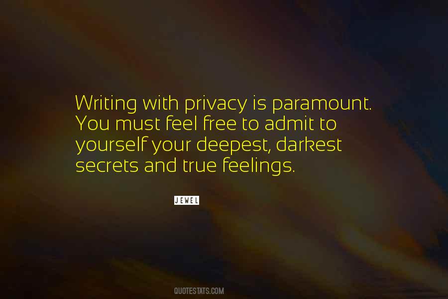 Quotes About Writing Your Feelings #58121