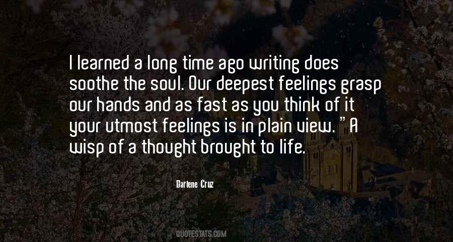 Quotes About Writing Your Feelings #995246