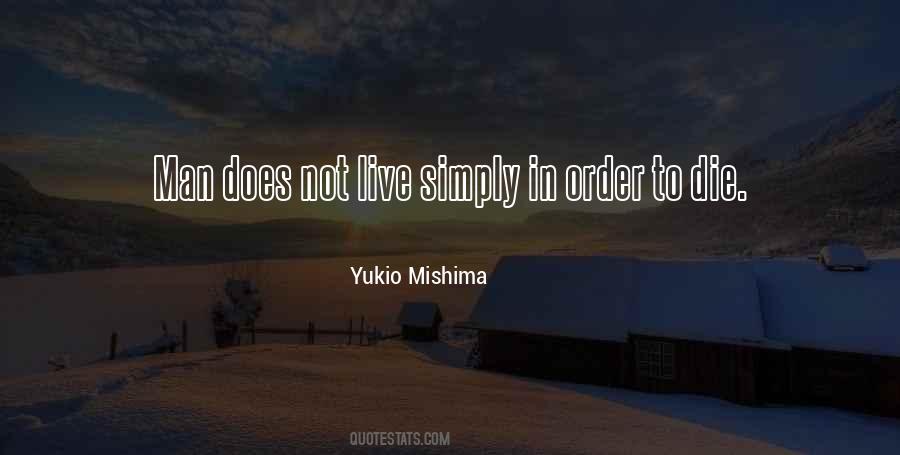 Mishima Yukio Quotes #304960