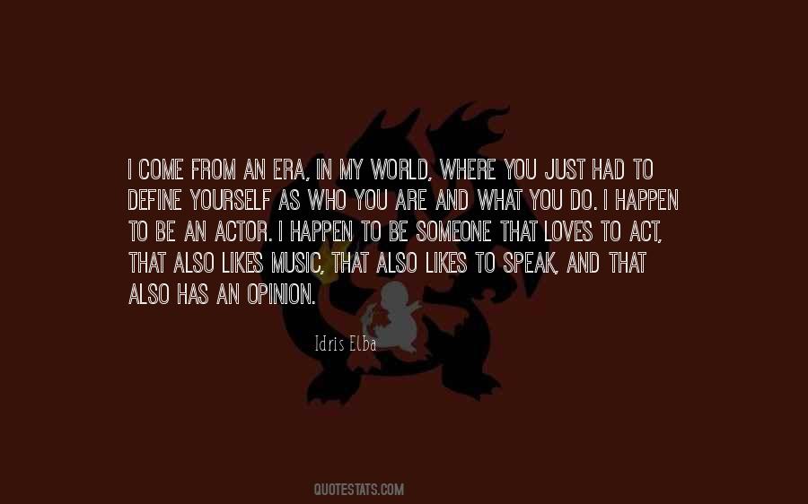 Define Who You Are Quotes #1211189