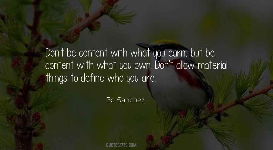 Define Who You Are Quotes #1434173
