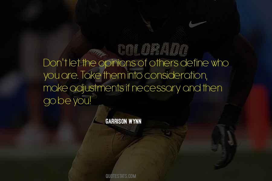 Define Who You Are Quotes #1684038