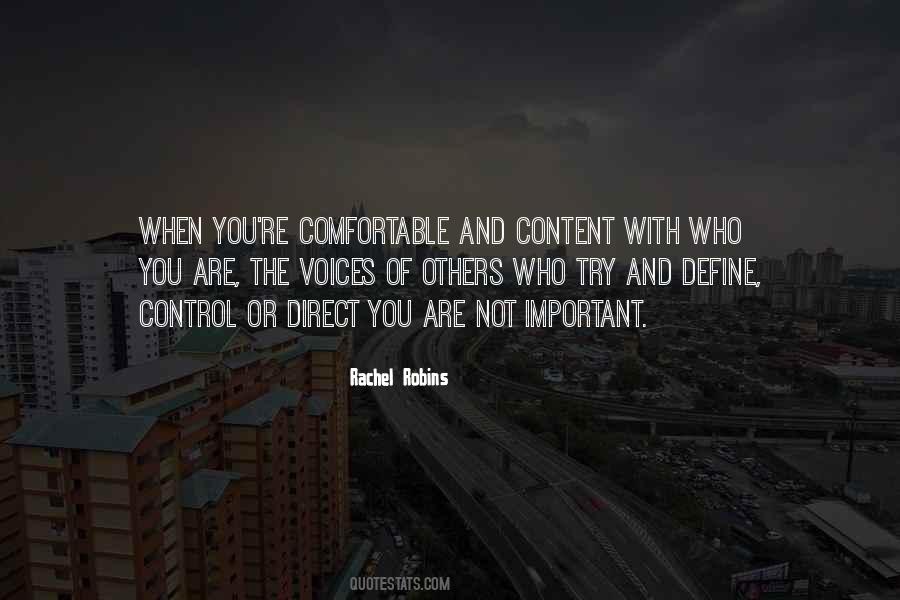 Define Who You Are Quotes #186087