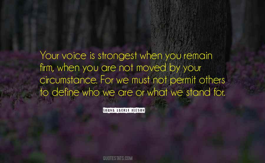 Define Who You Are Quotes #592110